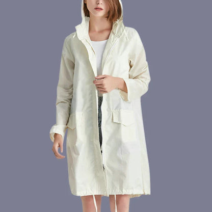 Anya – Women’s Casual Zip-Up Raincoat