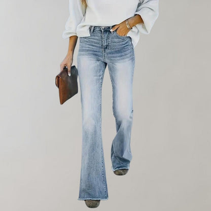 Ciara Jeans | Women's Washed Flare Jeans