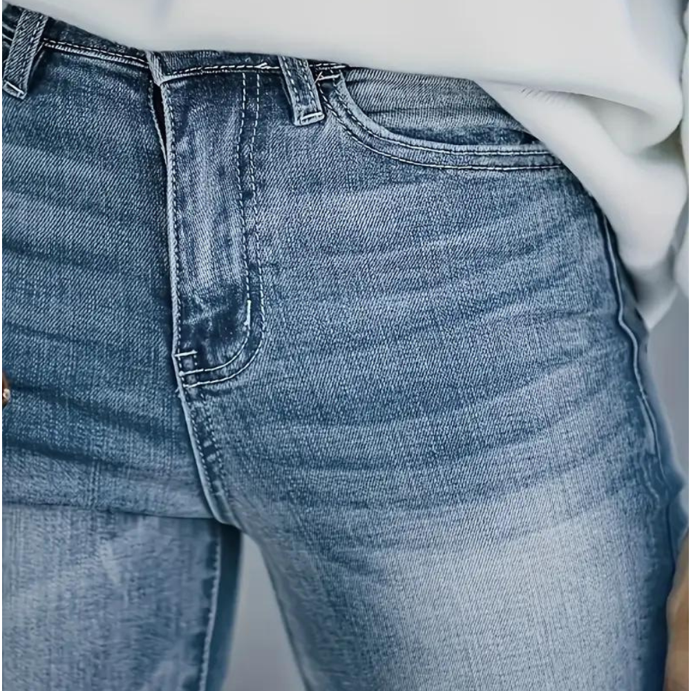 Ciara Jeans | Women's Washed Flare Jeans