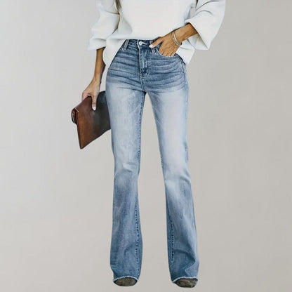 Ciara Jeans | Women's Washed Flare Jeans