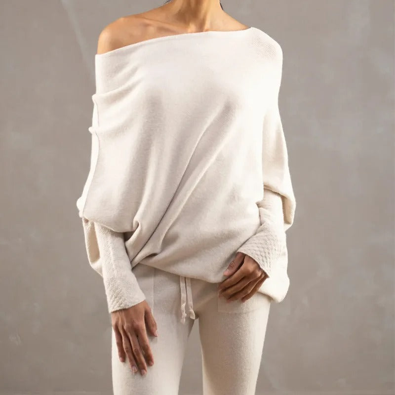 Clara | Off-Shoulder Women's Jumper