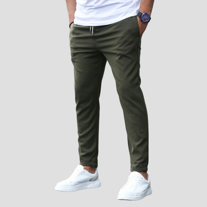 Men’s Slim Fit Joggers with Drawstring Waist