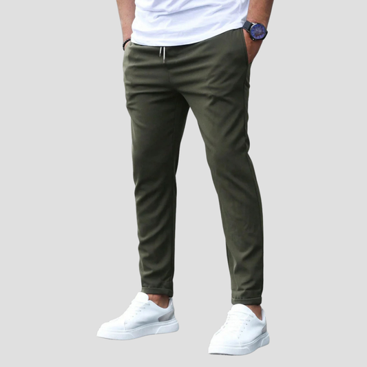 Men’s Slim Fit Joggers with Drawstring Waist