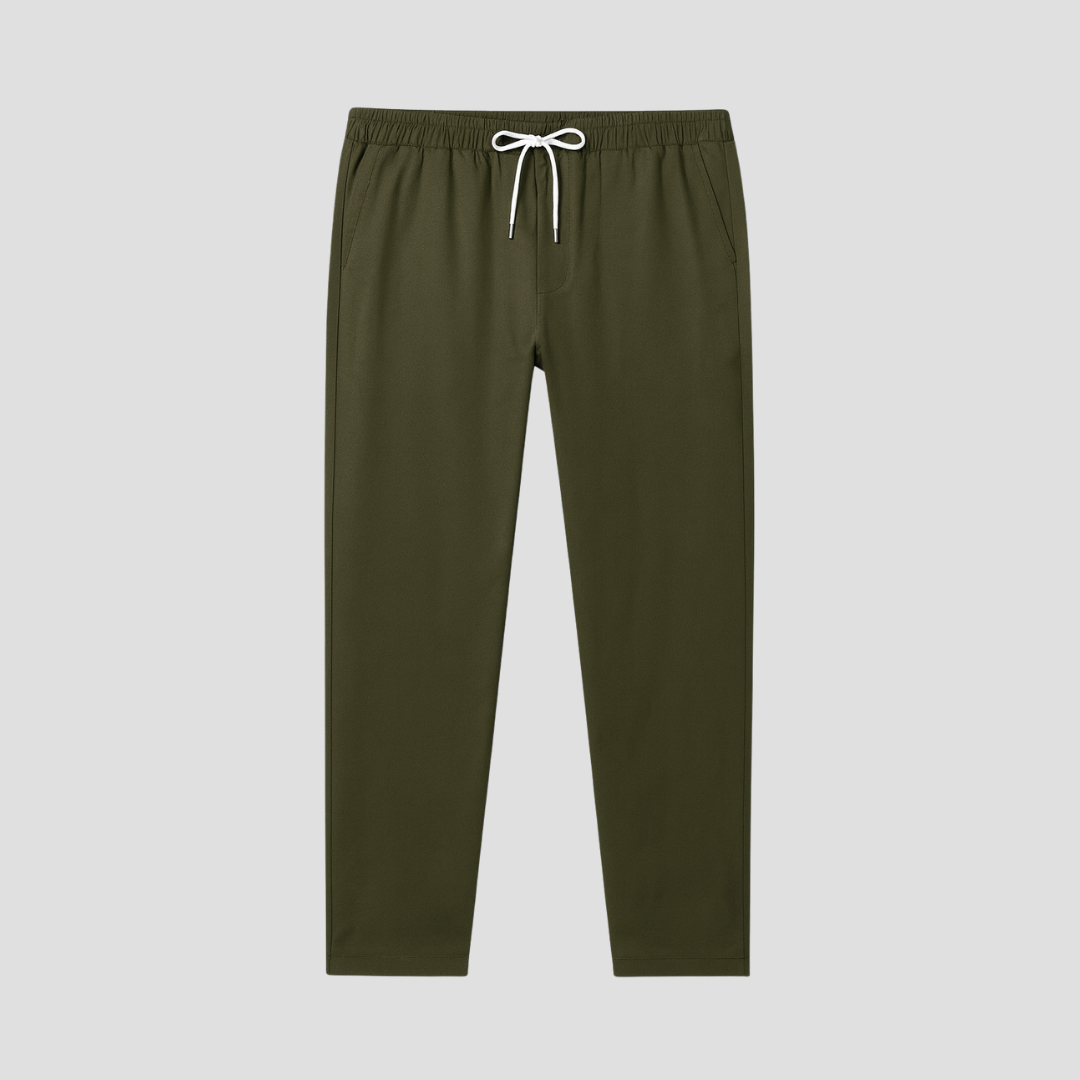 Men’s Slim Fit Joggers with Drawstring Waist