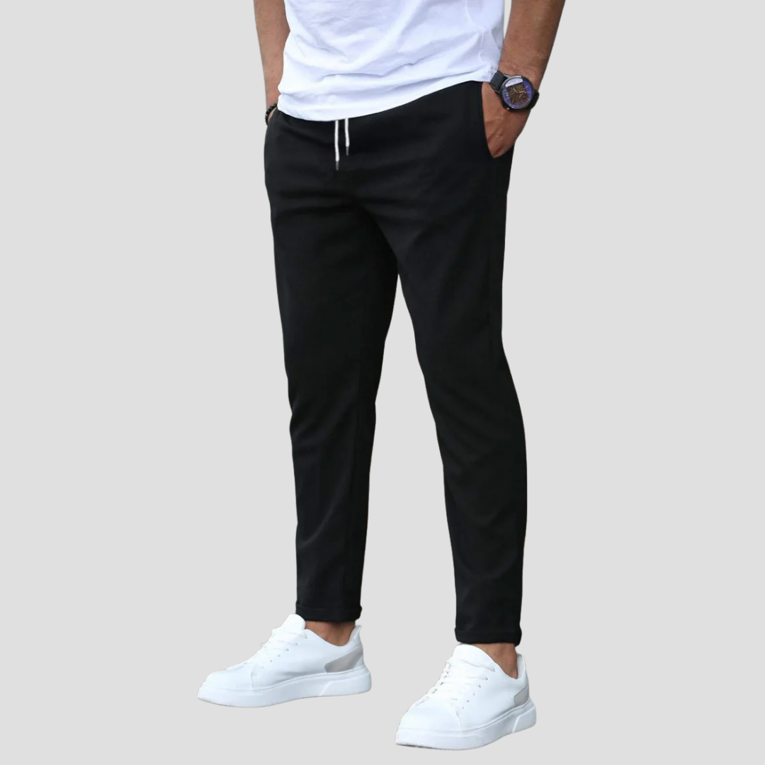 Men’s Slim Fit Joggers with Drawstring Waist