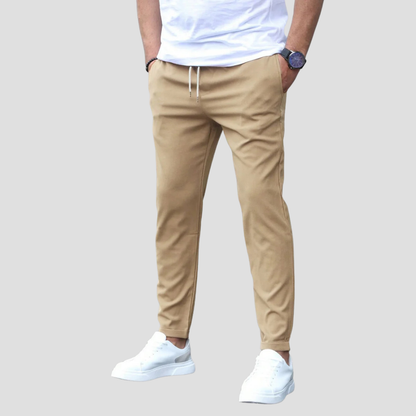 Men’s Slim Fit Joggers with Drawstring Waist