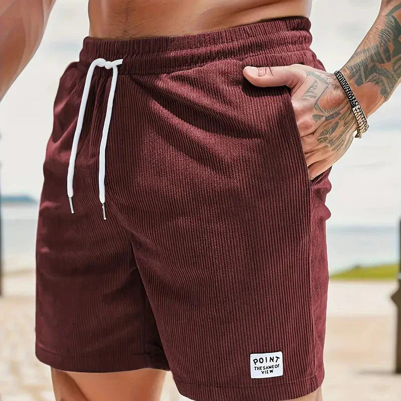 Zachary | Men’s Corduroy Shorts – Lightweight Stretch & Timeless Style