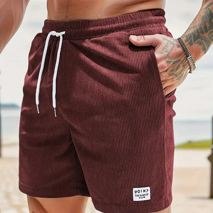 Zachary | Men’s Corduroy Shorts – Lightweight Stretch & Timeless Style