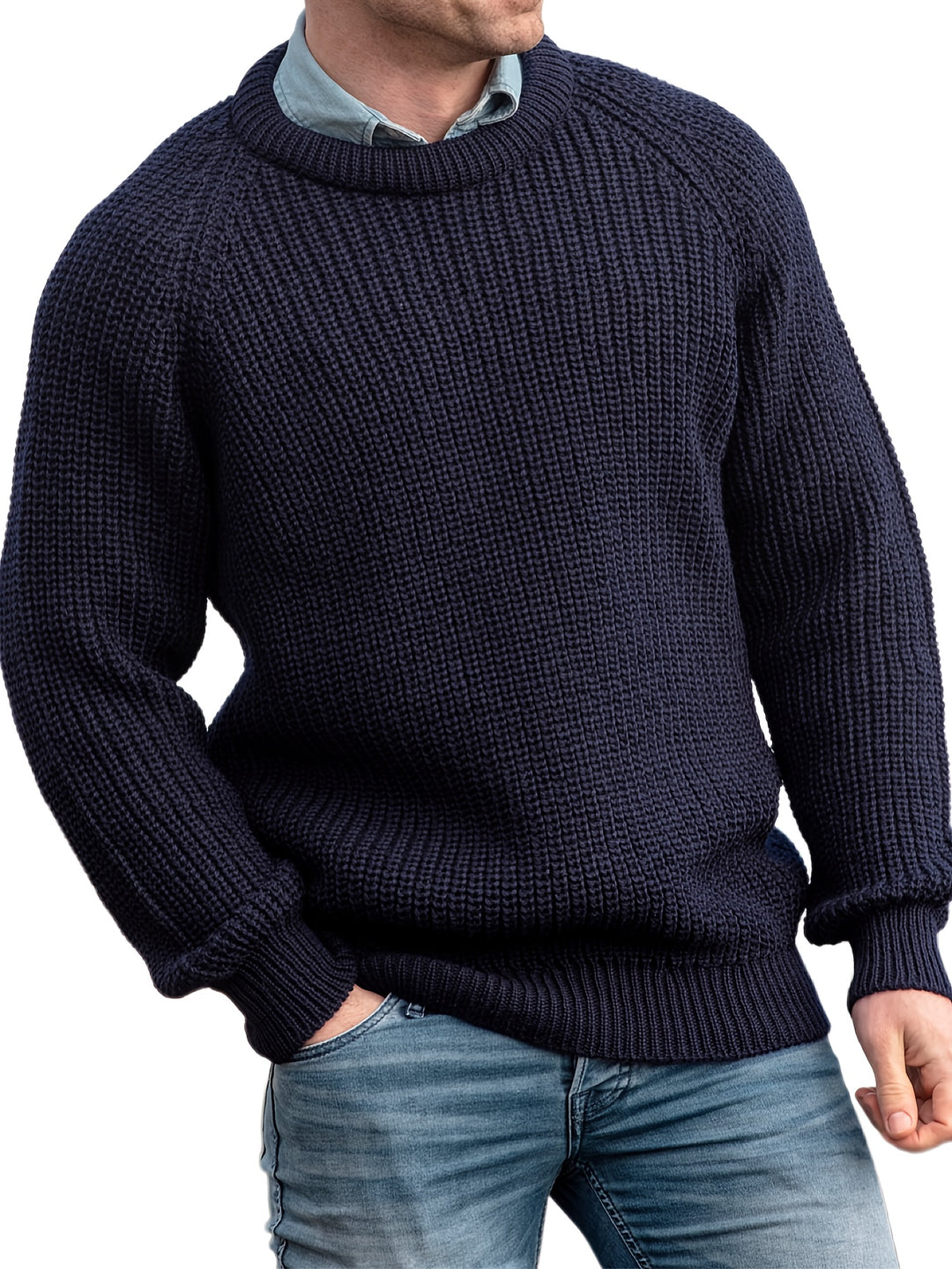 Oliver | Crew Neck Knitted Men's Jumper