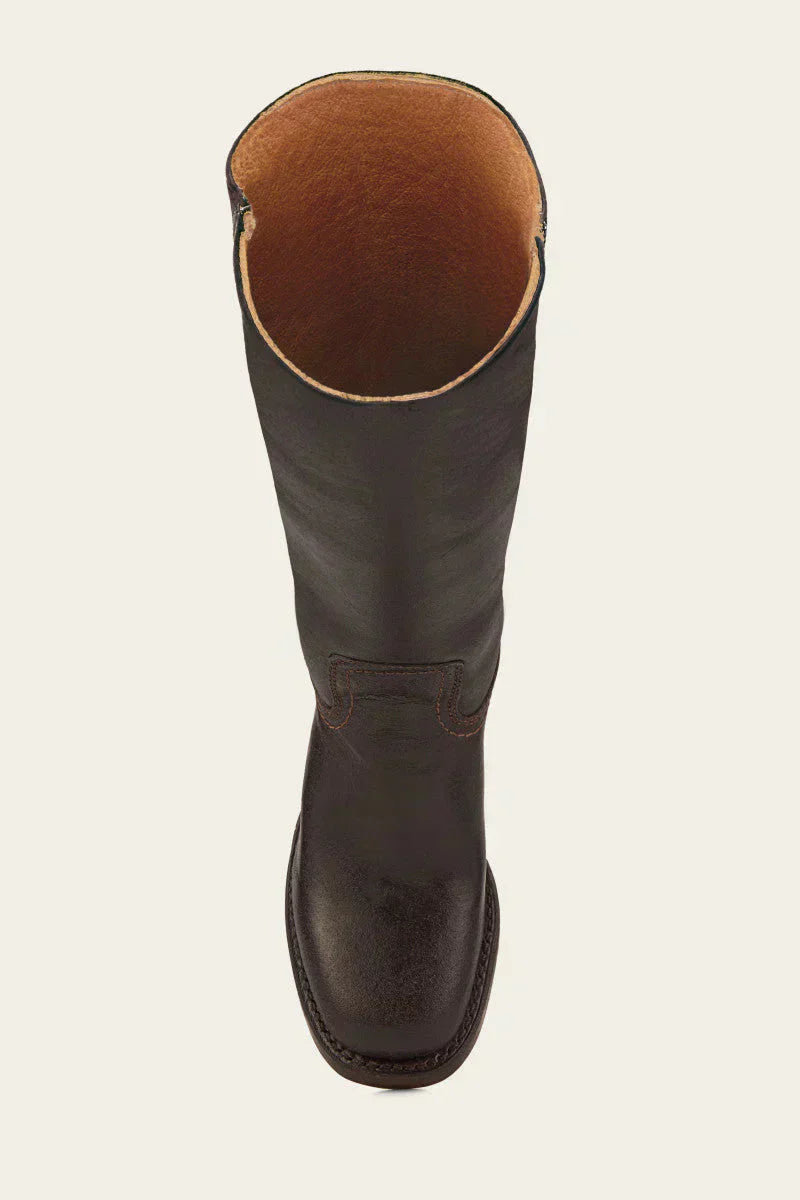 Classic Women's Knee High Black Boots with Block Heel – Durable and Timeless Design
