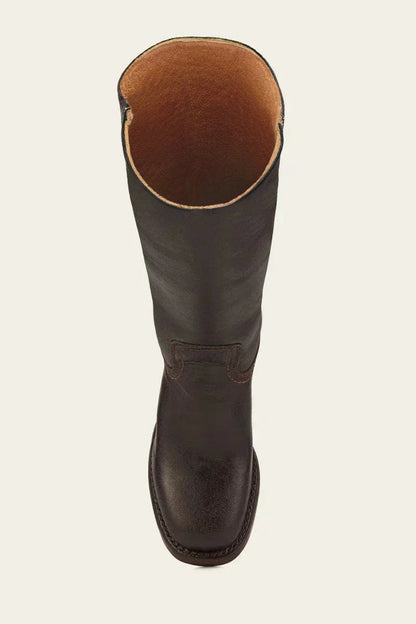 Classic Women's Knee High Black Boots with Block Heel – Durable and Timeless Design