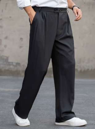 Relaxed Fit Casual Male Pants - BritishElegance