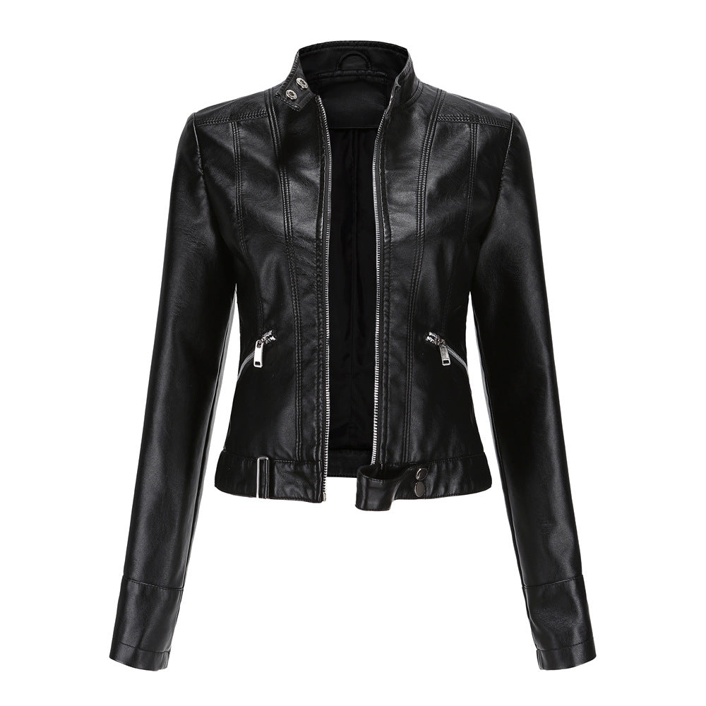 Clementine | Fitted Leather Jacket for Women – Stylish Design to Elevate Your Look