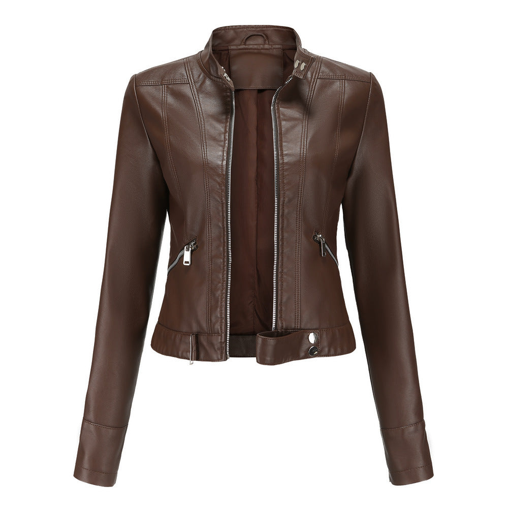 Clementine | Fitted Leather Jacket for Women – Stylish Design to Elevate Your Look