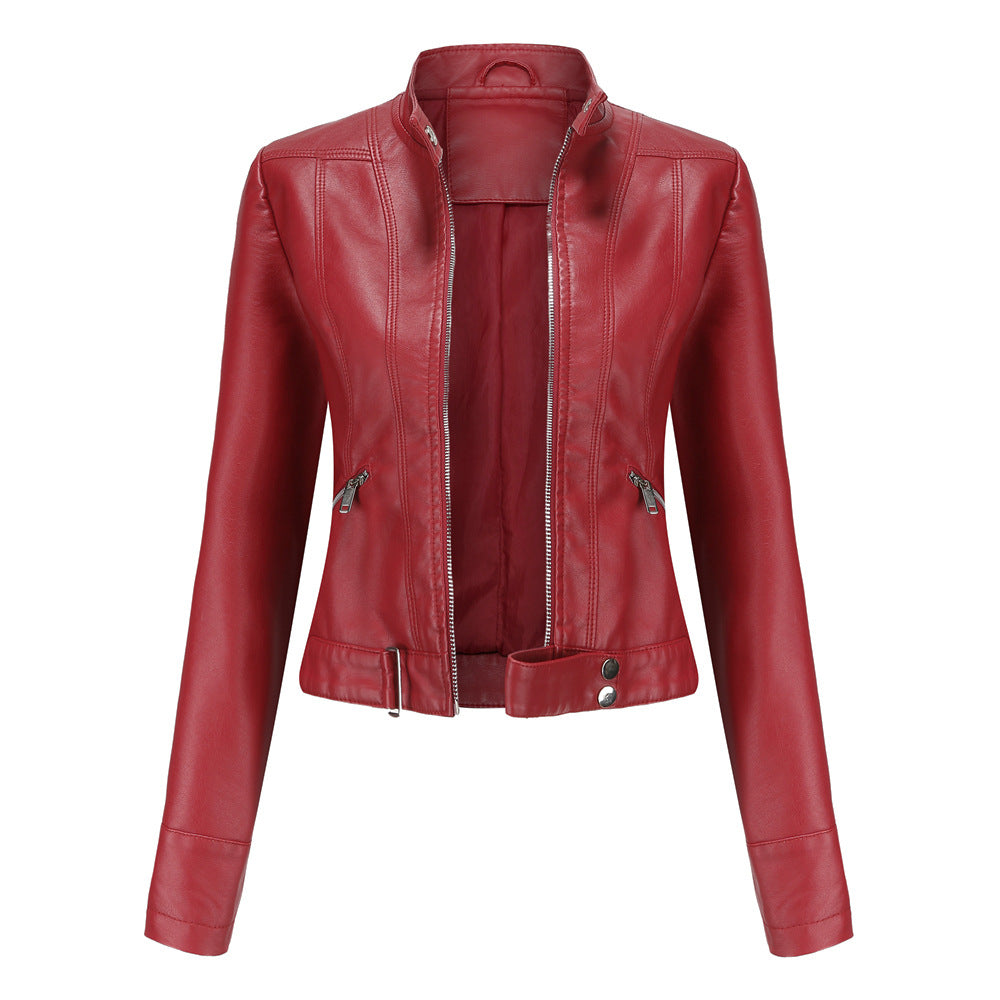 Clementine | Fitted Leather Jacket for Women – Stylish Design to Elevate Your Look