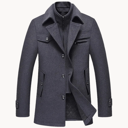 Coat - Military Structured Shape & Layering Support