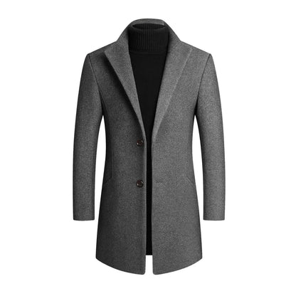 Tailored Fit Men's Slim Dress Coat