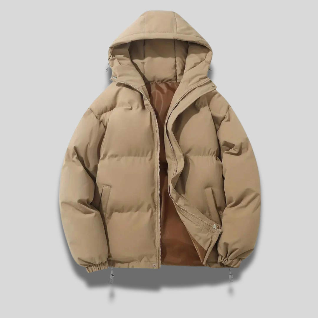 Coat - Insulating Blend Hood And Wind Shielding Cut Fit