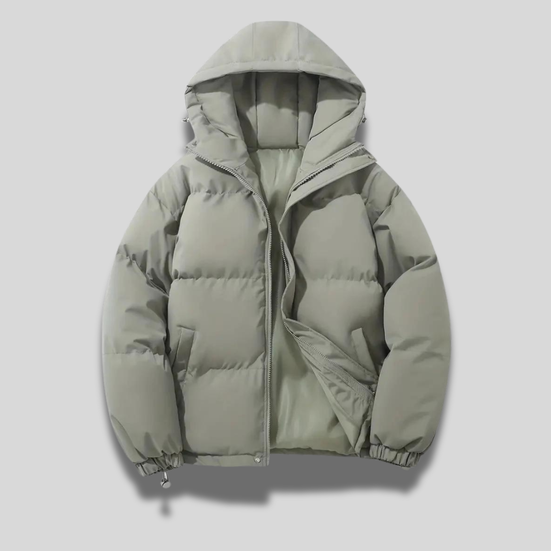 Coat - Insulating Blend Hood And Wind Shielding Cut Fit