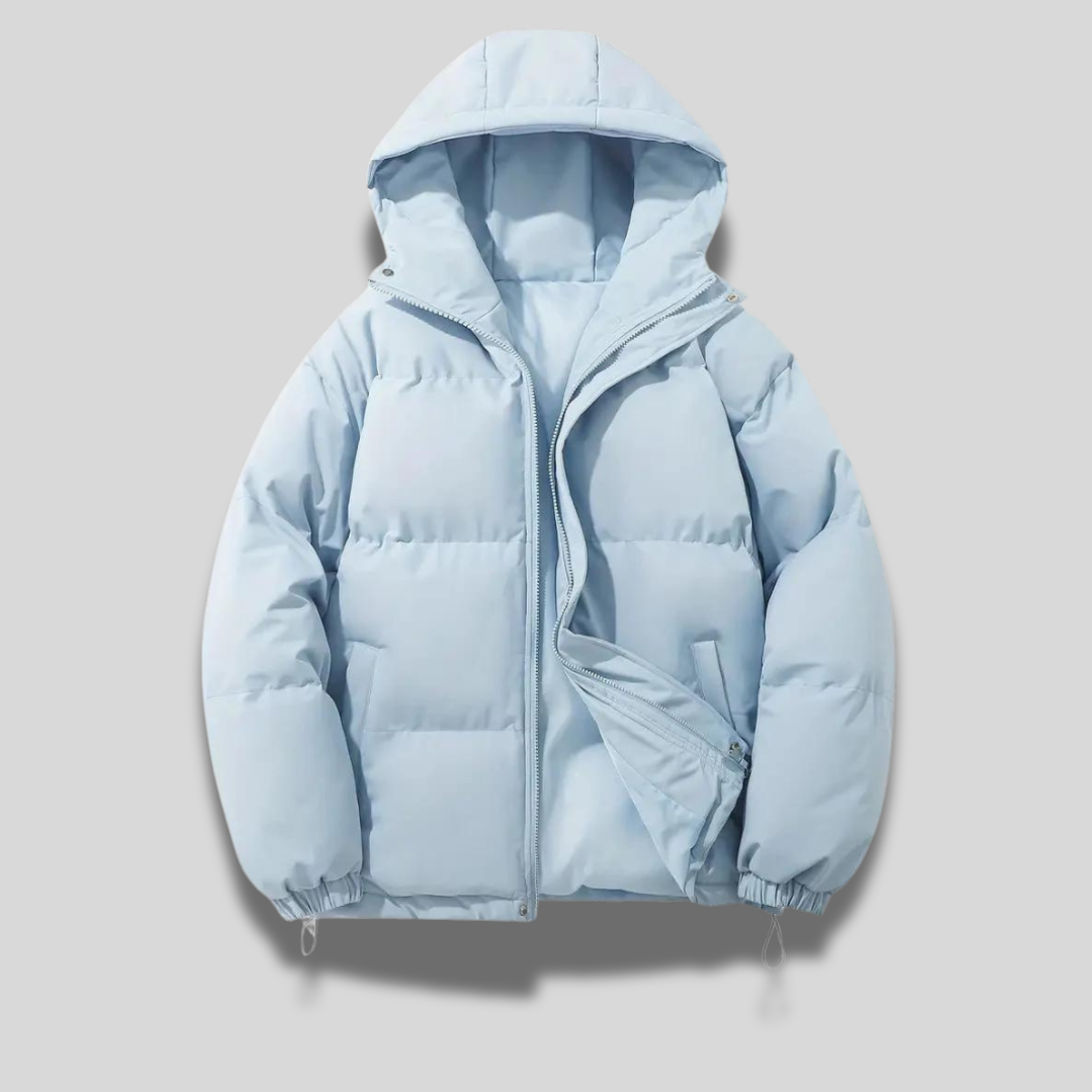 Coat - Insulating Blend Hood And Wind Shielding Cut Fit