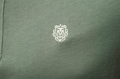 Men’s Pique Polo Shirt with Embroidered Crest