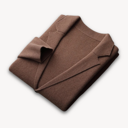 Men's Casual Cashmere Wool Blend Blazer, Lightweight, Adults