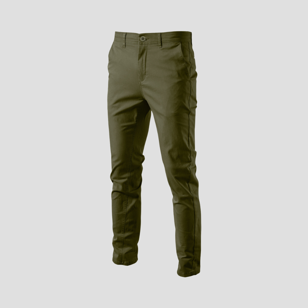 Men’s Slim-Fit Tailored Chino Pants