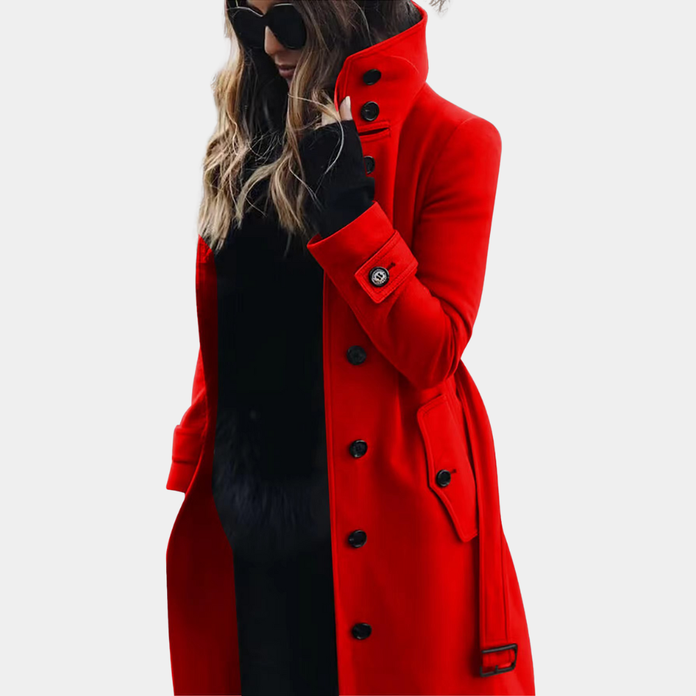 Colin | Classic Women's Trench-Style Winter Coat with Modern Design