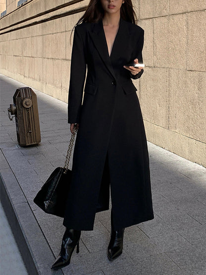 Mavis | Chic Collar Pocket Blazer Coat
