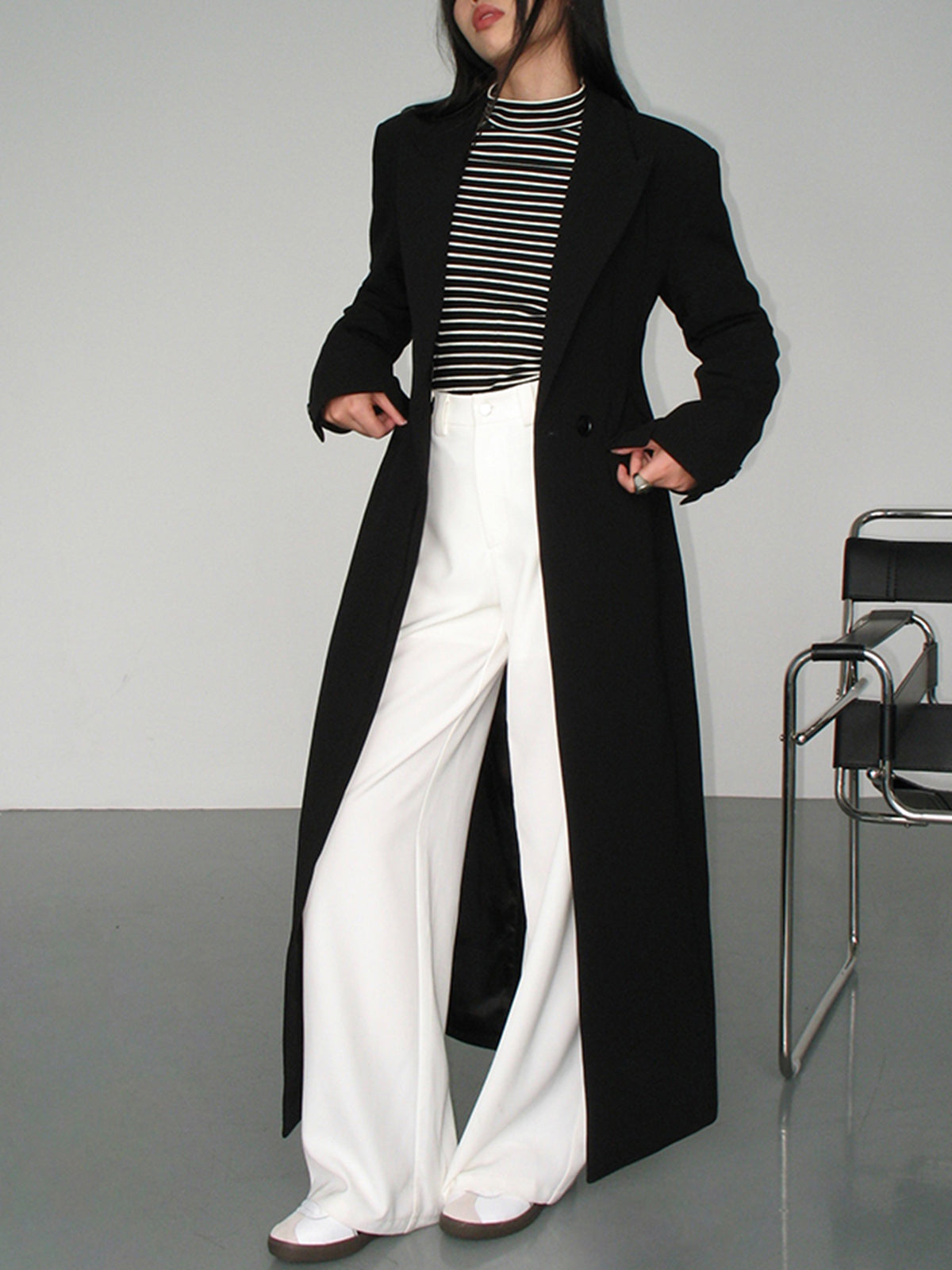 Mavis | Chic Collar Pocket Blazer Coat