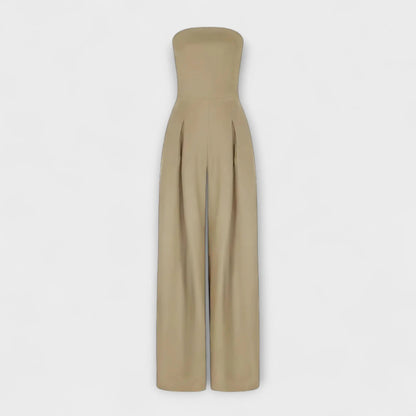Amélie - Elegant Strapless Jumpsuit