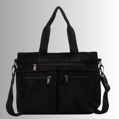 Corduroy Chic | Stylish Versatile Tote Bag for Everyday Use