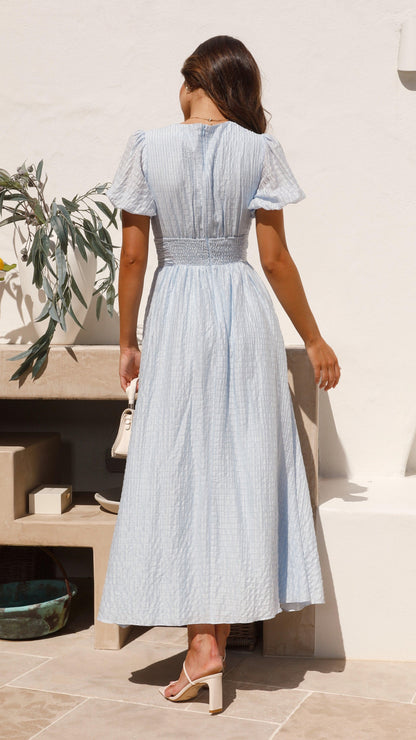 Corinne – Summer Puff Sleeves Dress
