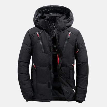 Long Men’s Winter Coat | Water-Repellent and Windproof Design