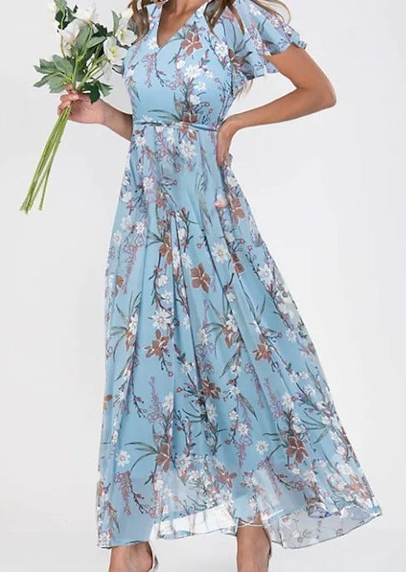 Women's Chic Breathable Sundress with Slimming Fit