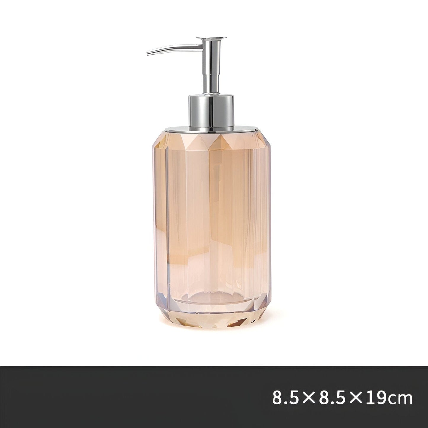Luxury Clear Glass Bathroom Accessory Set