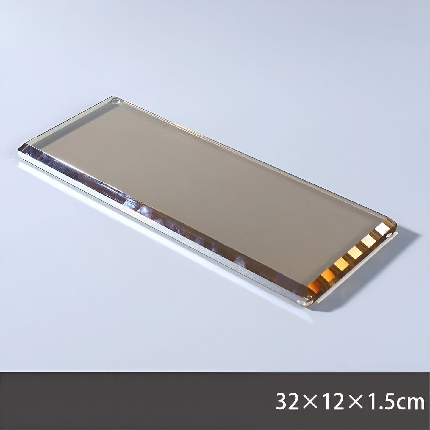 Luxury Clear Glass Bathroom Accessory Set