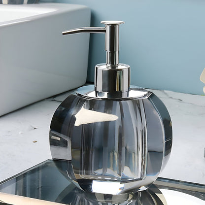 Luxury Clear Glass Bathroom Accessory Set