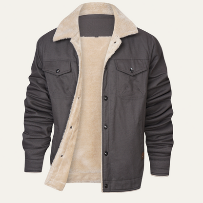 Men’s Thermal Fleece Outdoor Windbreaker Jacket