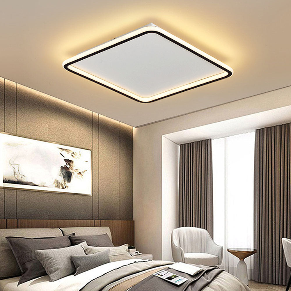 Stylish Square Glass Pendant Lamp - BritishElegance