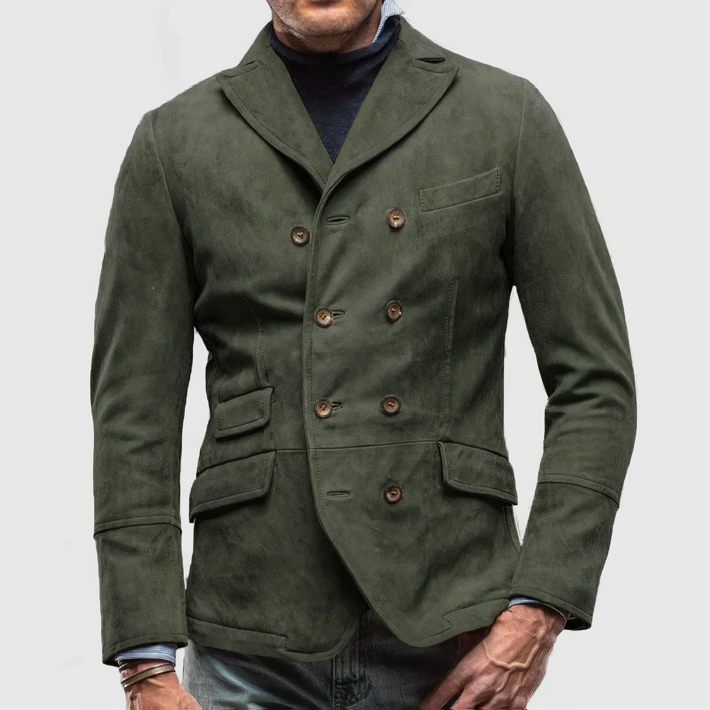 Double-breasted blazer – absurd