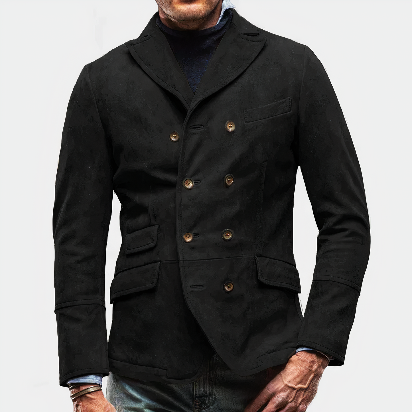 Double-breasted blazer – absurd