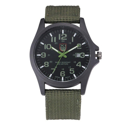 Rugged Water Resistant Tactical Wrist Watch for Outdoor
