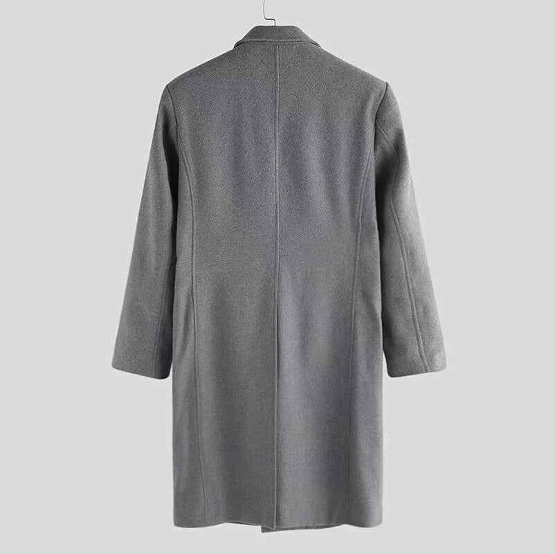 Dean | Long Overcoat for Men with Sleek and Contemporary Silhouette