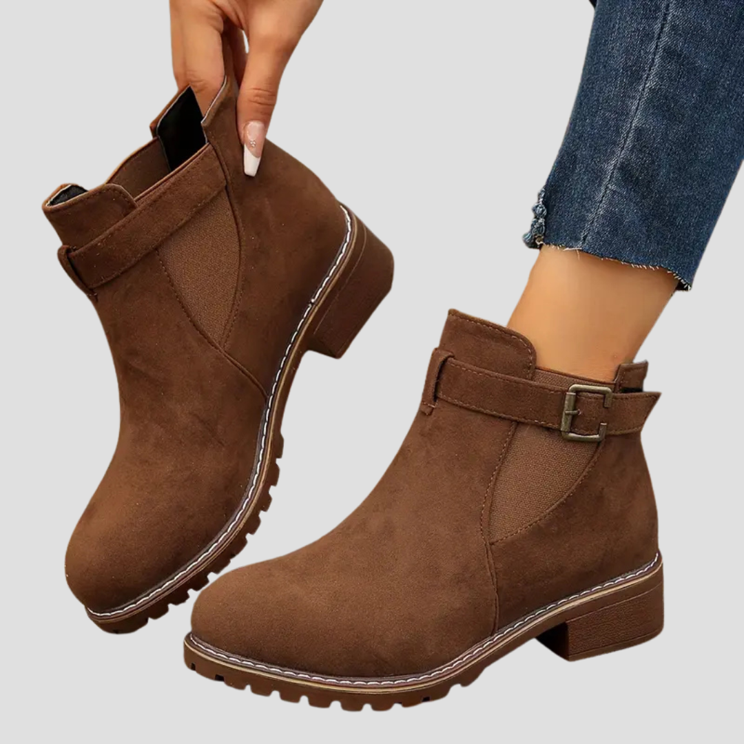 Women’s Buckled Chelsea Ankle Boots