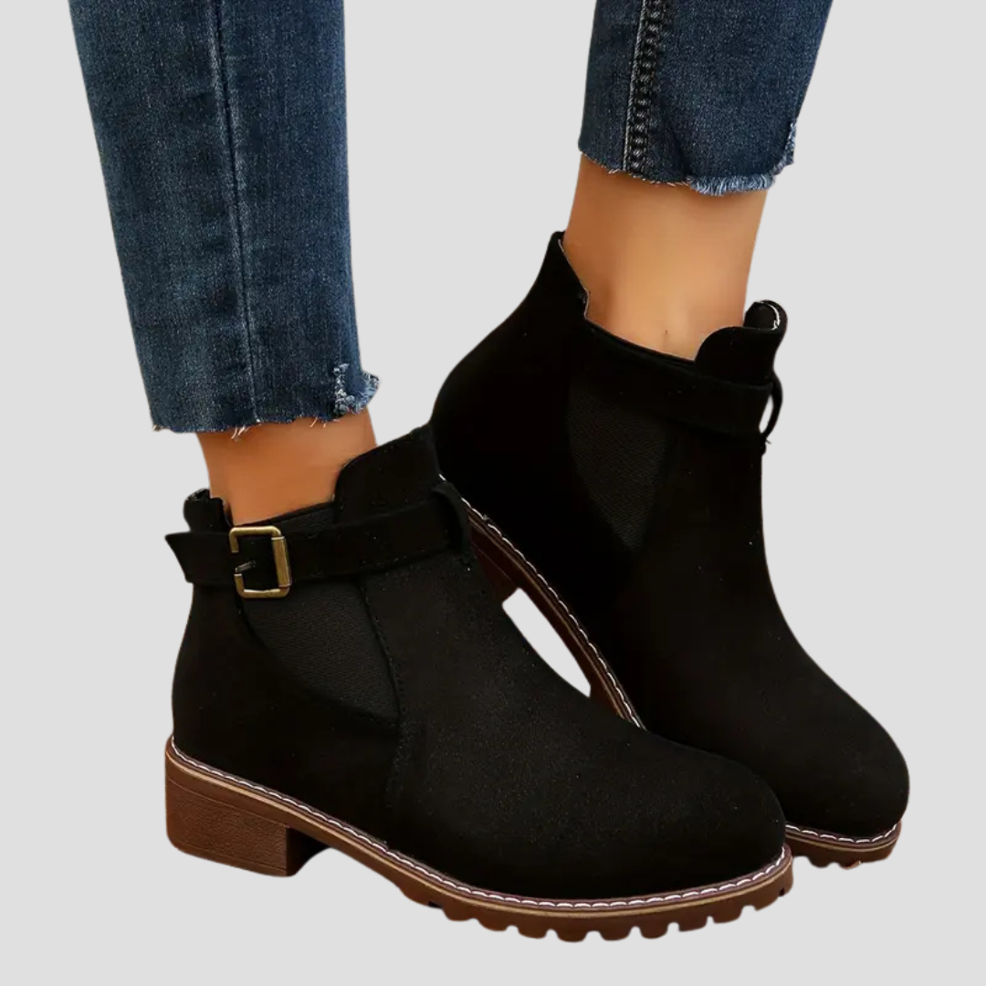 Women’s Buckled Chelsea Ankle Boots