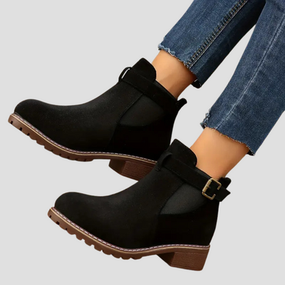 Women’s Buckled Chelsea Ankle Boots