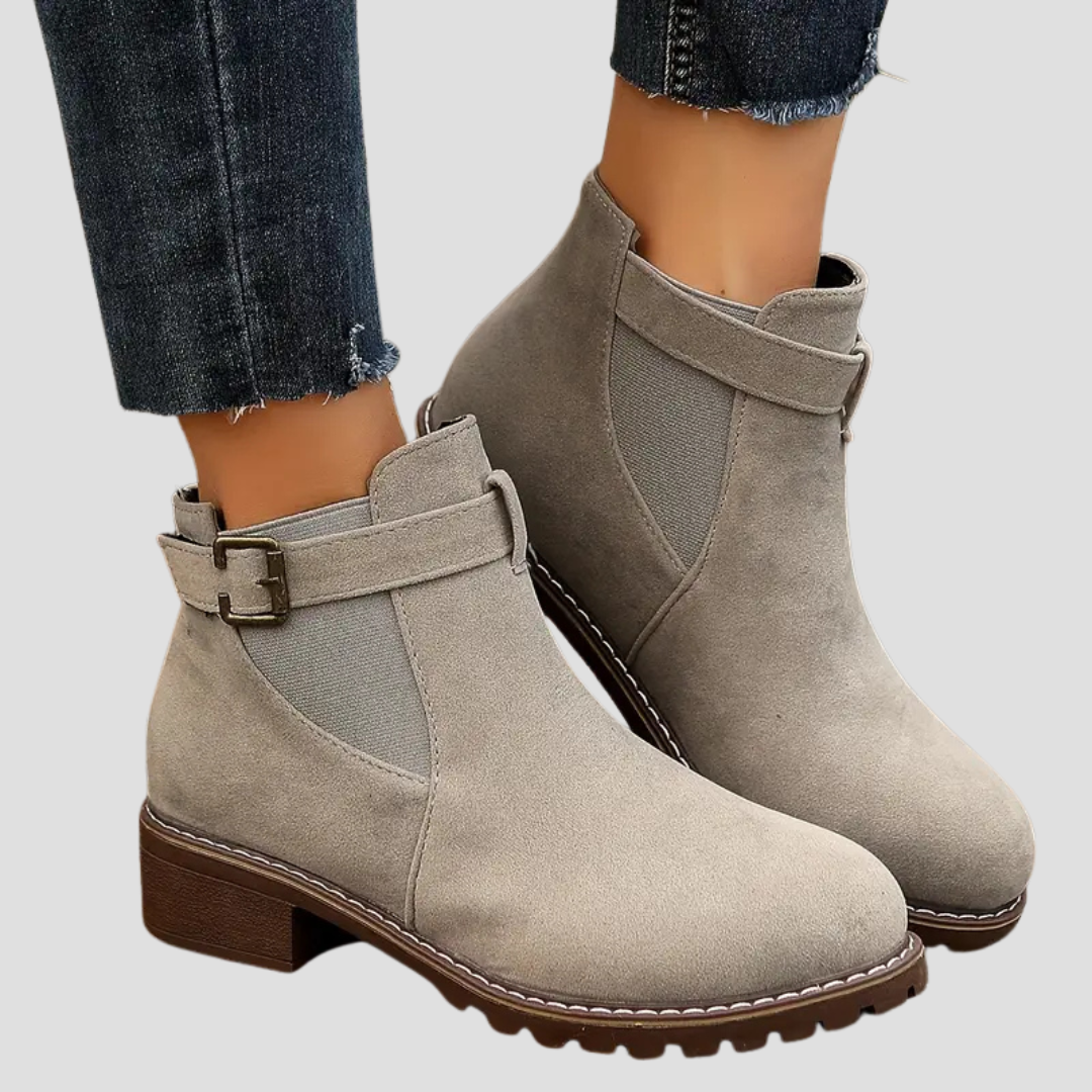 Women’s Buckled Chelsea Ankle Boots