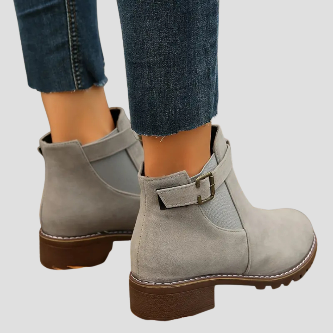 Women’s Buckled Chelsea Ankle Boots