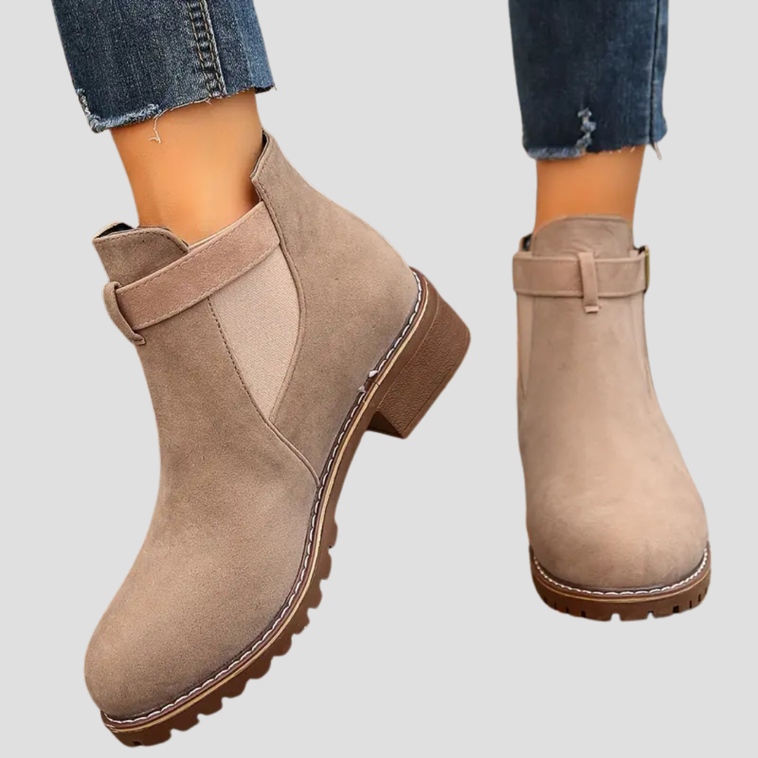 Women’s Buckled Chelsea Ankle Boots
